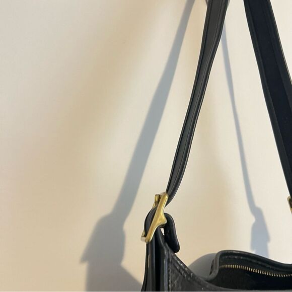 Vintage COACH #9966 "Legacy Zip" Black Leather Crossbody Bag - Classic! J8N 9966 - Picture 10 of 15